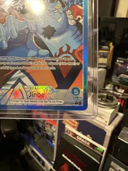 Jinbe OP14-040 Leader Alternate Art Azure Sea's Seven One Piece Card English - Image 3