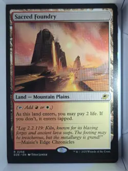 Sacred Foundry - R256 - MTG - Edge of Eternities (EOE) - Image 1