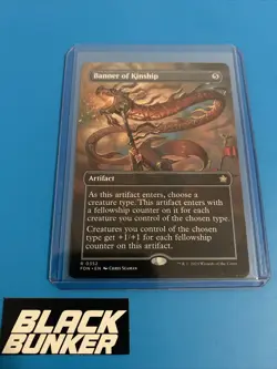 MTG Magic: The Gathering Banner of Kinship Borderless FDN! - Image 1