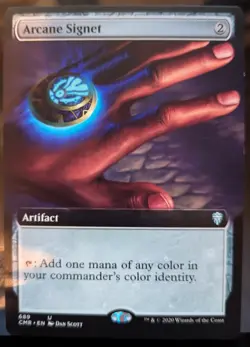 MtG - Arcane Signet - Commander Legends - (Extended Art 689) - Image 1