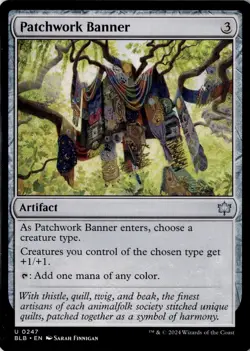 Patchwork Banner Bloomburrow Regular NM U 0247 - Image 1