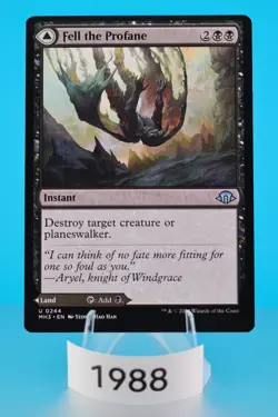 MTG Fell the Profane Modern Horizons 3 Regular #244 - Image 1