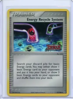 Pokemon Power Keepers Set Energy Recycle System Reverse Holo Rare 73/108 NM - Image 1