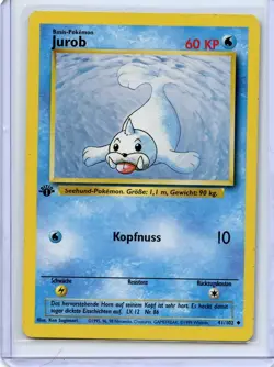 1999 Pokemon French 41/102 Jurob 1st Edition - Mint - Image 1