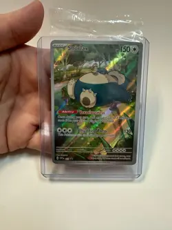 Pokemon Card - Snorlax Sealed Scarlet & Violet Promo Cards 051 Promo NM - Image 1