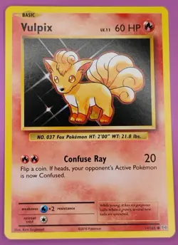 Vulpix 14/108 Evolutions Regular Finish Pokemon Card - Image 1