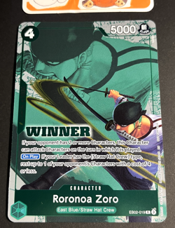 Roronoa Zoro (Winner Pack 2025 Vol. 3) - One Piece Promotion Cards (OP-PR) - Image 1