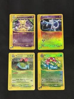 Bundle 3 Reverse + 1 Holo Pokemon Card Expedition Eng - Image 1