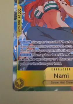 One Piece CCG Nami EB03-053 SR card Heroines Edition English NM Parallel Alt Art - Image 4