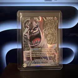 One Piece Card Game Gecko Moria Alternate Art OP06-080 Leader Rare NM English - Image 1