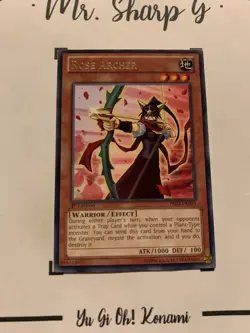 ROSE ARCHER - 1st EDITION PRIO-EN093 ENGLISH Yu-Gi-Oh! CARD KONAMI TCG ORIGINAL - Image 3