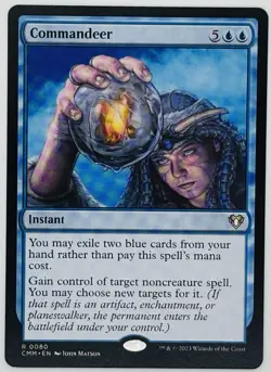 MTG Commandeer Commander Masters Regular - Image 1