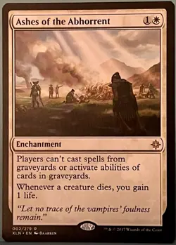 Ashes of the Abhorrent - Ixalan - Magic MTG - NM - Rare - Image 1