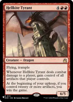 Hellkite Tyrant R Regular #RVR-111 | PLST The List | MTG - Image 1