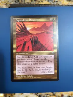 Squandered Resources LP/NM MtG Magic Visions - Image 1
