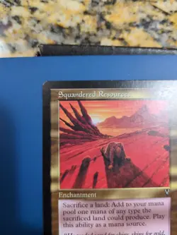Squandered Resources LP/NM MtG Magic Visions - Image 3