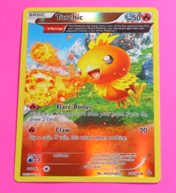 Torchic 26/160 Reverse Holo Pokemon Card 2015 Primal Clash - Image 1