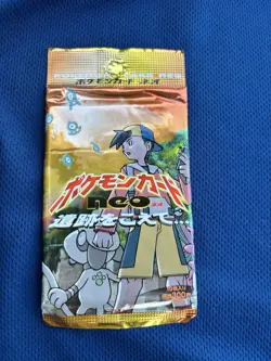 Pokemon Neo Discovery Crossing The Ruins Japanese Booster Pack Sealed - Image 1