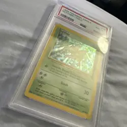 1999 POKEMON JUNGLE #10 SCYTHER-HOLO PSA 8 - Image 2