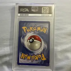 1999 POKEMON JUNGLE #10 SCYTHER-HOLO PSA 8 - Image 3