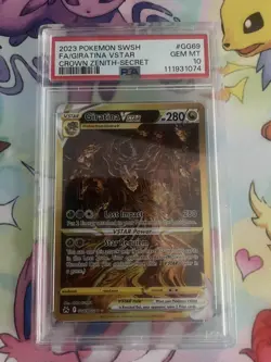 Pokemon TCG Giratina VSTAR GG69/GG70 PSA 10 + Arceus VSTAR GG70/GG7 PSA 10 - Image 1