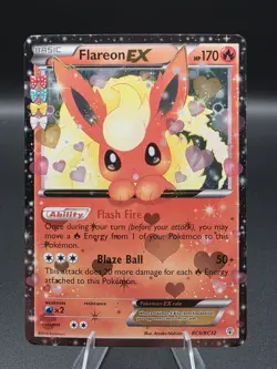 Flareon EX RC6/RC32 XY Generations Radiant Collection Pokemon TCG Holo - Image 1