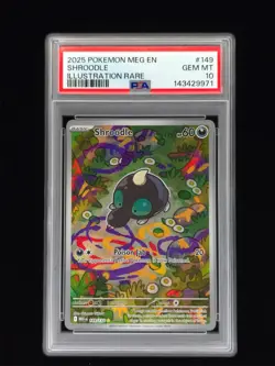 Shroodle 149 Pokemon Mega Evolution PSA 10 🔥🔥🔥 - Image 1