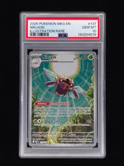 Ninjask 137 Pokemon Mega Evolution 2025 PSA 10 🔥🔥🔥 - Image 1