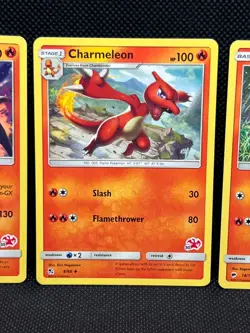 Pokemon Tcg Charizard 3/70 Charmeleon 8/68 & Charmander 18/147 Battle Academy - Image 3