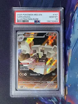 Garganacl 147/132 - PSA 10 - Illustration Rare - Pokemon TCG: Mega Evolution - Image 1