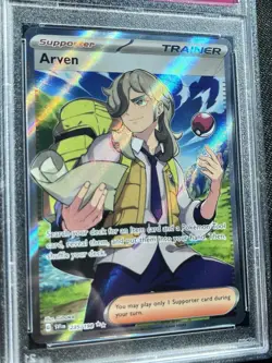 PSA 10 Arven Trainer Ultra Rare Pokemon 235/198 - Image 3