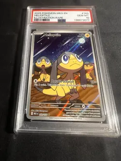 PSA 10 Gem Mint Helioptile 143/132 Illustration Rare Mega Evolution 2025 Pokemon - Image 2