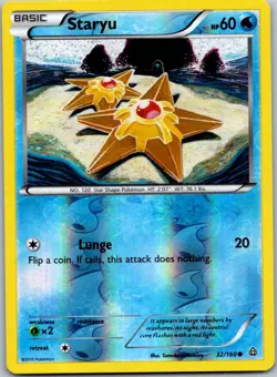 Pokemon Staryu Common XY - Primal Clash 32/160 NM - Image 1
