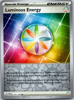Pokemon Luminous Energy Uncommon SV02: Paldea Evolved 191/193 NM Reverse Holo Re - Image 1