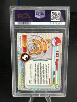 Pokemon Topps Series 2 Hypno Rainbow Holo Foil PSA 7 - Image 2