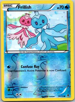Pokemon Frillish Common XY - Phantom Forces 20/119 NM Reverse Holo - Image 1