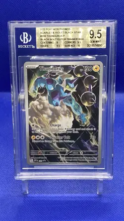 2025 Pokemon #209 Thundurus Promo (Black Bolt) – BGS 9.5 Gem Mint - Image 1