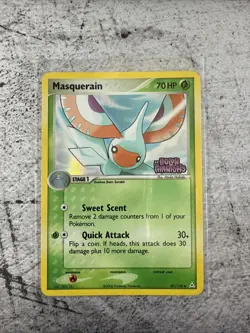 Masquerain 47/110 Reverse Holo Uncommon EX Holon Phantoms Set Stamped Pokemon NM - Image 1