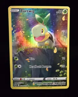 Pokemon TCG - TURTWIG - GG31/GG70 - FULL ART ULTRA RARE - CROWN ZENITH 2023 - NM - Image 1