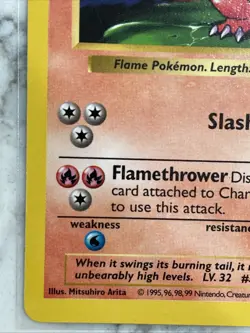 1999 Pokemon, Base Set Shadowless, #24/102 Charmeleon, Uncommon (c) - Image 5