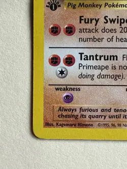 Pokemon Jungle 1st Edition Primeape 43/64 - Image 5