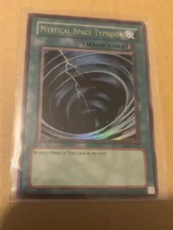 Yu-Gi-Oh! TCG Mystical Space Typhoon Ultra Rare MRL-047 Unlimited LP - Image 1