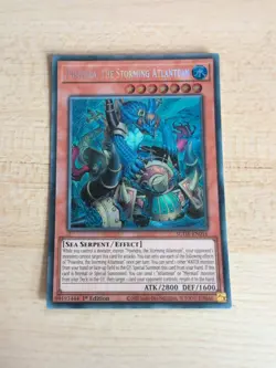 Poseidra, the Storing Atlantean - SUDA-EN016 - Secret Rare - 1st Ed - YuGiOh TCG - Image 1