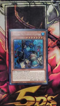 Yu-Gi-Oh Poseidra, Storming Atlantean 1st Edition Secret Rare SUDA-EN016 - Image 1