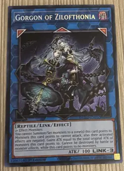DUAD-EN050 Gorgon of Zilofthonia Secret Rare 1st Edition YUGIOH - Image 1