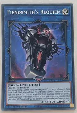 YUGIOH MP25-EN089 Fiendsmith's Requiem Secret Rare 1st Edition - Image 1