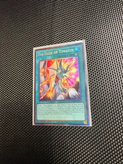 Yu-Gi-Oh The Gaze of Timaeus Collector rare Spell MZMU-EN013 - Image 1