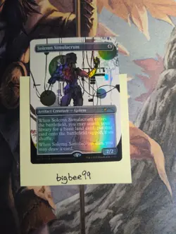 2022 MTG SECRET LAIR DROP FOIL #1113 SOLEMN SIMULACRUM - Image 1