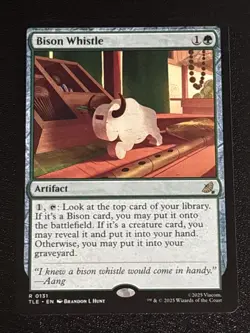 MTG Avatar: The Last Airbender: Eternal-Legal Bison Whistle 0131 NM Rare - Image 1
