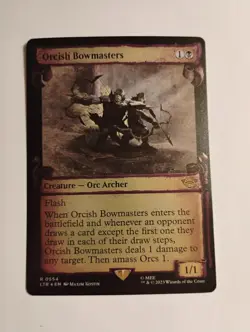 Orcish Bowmasters (Showcase Scrolls) Universes Beyond Silver Foil - Image 1